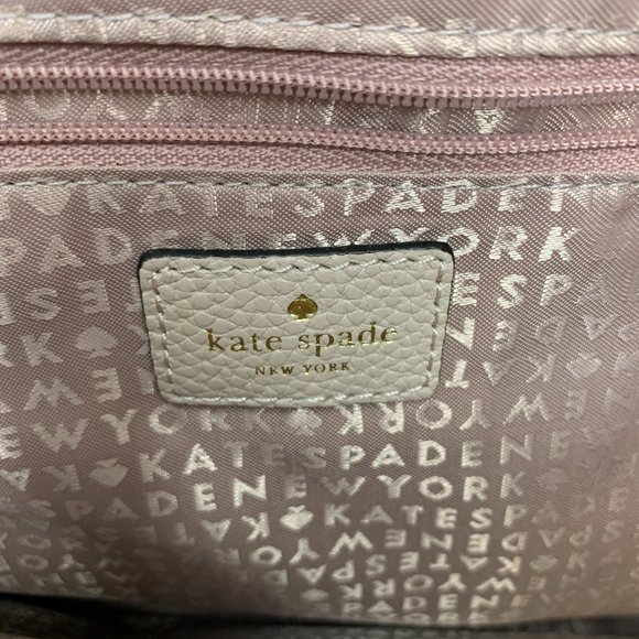 Leather Kate Spade Handbag Pink with Black Trim - Picture 2 of 13